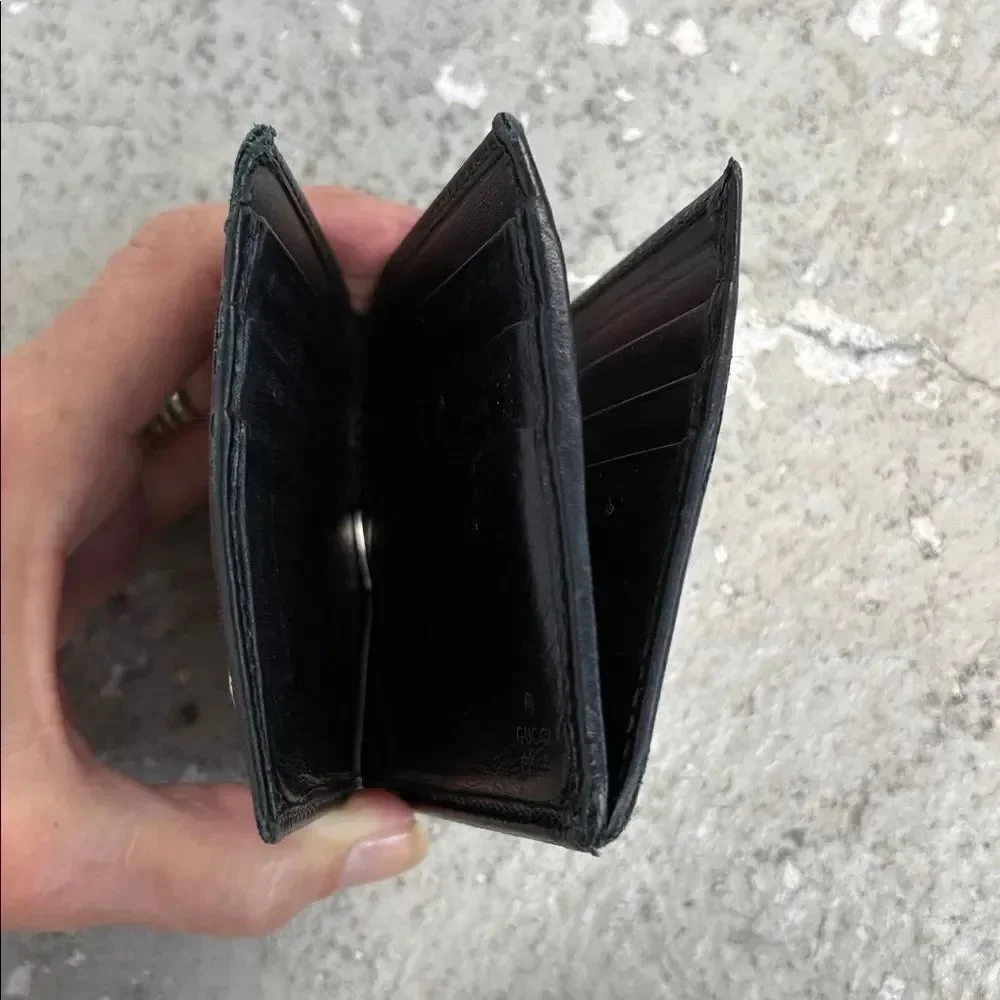 Vintage Gucci folding money clip wallet
